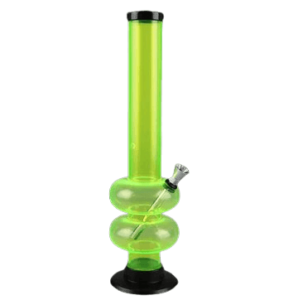 Acrylic Double Bubble Base Water Bong