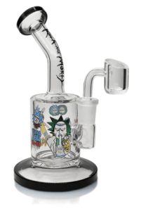 Waxmaid rick and morty dab rig recycler